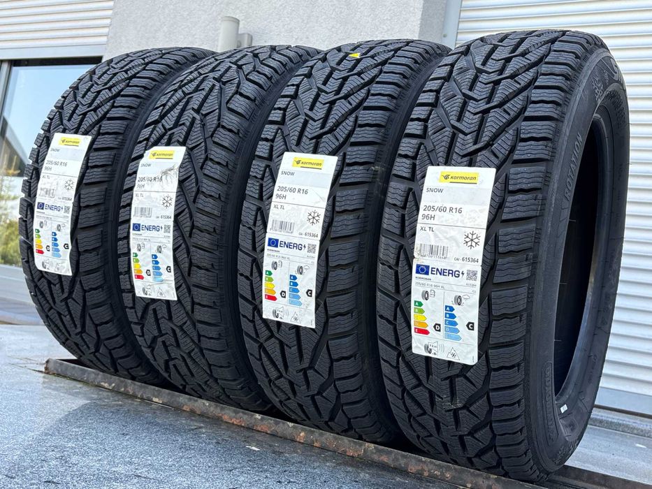Zimowa 205/60R16 Kormoran SNOW prod. 2025 rok D,C,72db gwarancja 5 lat