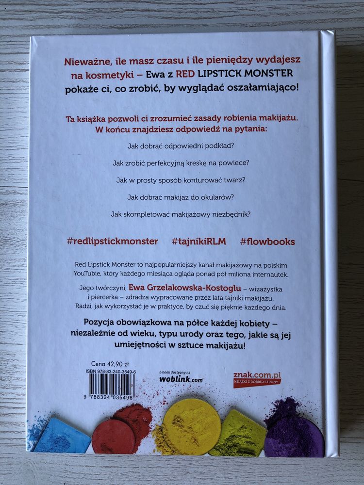 Książka Red Lipstick Monster „Tajniki makijażu”