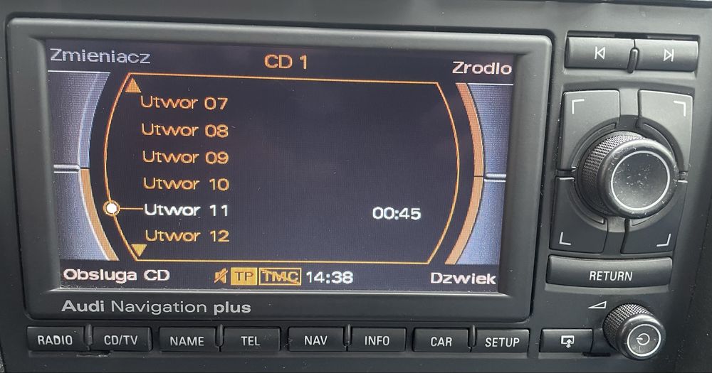 Radio Audi Navigation Plus A4 B6/7 A3 8p (nie do bmw) SUPER