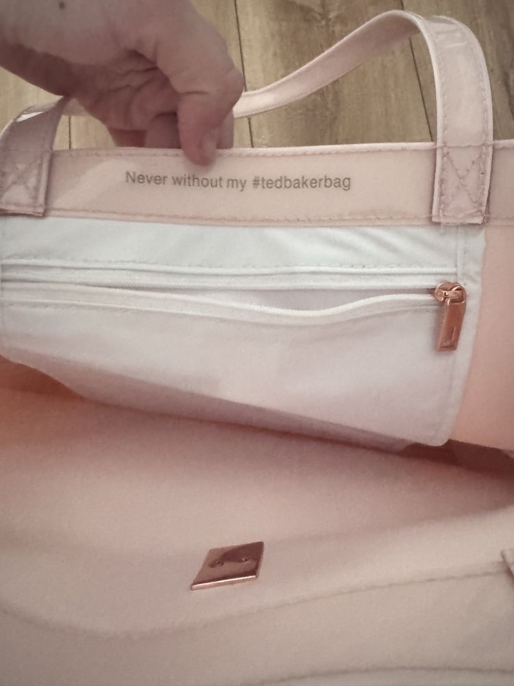 Różowa torebka Tote Bag Ted Baker London