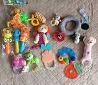 Іграшки на візочок, брязкальця для немовлят, прорізувачі, лот іграшок