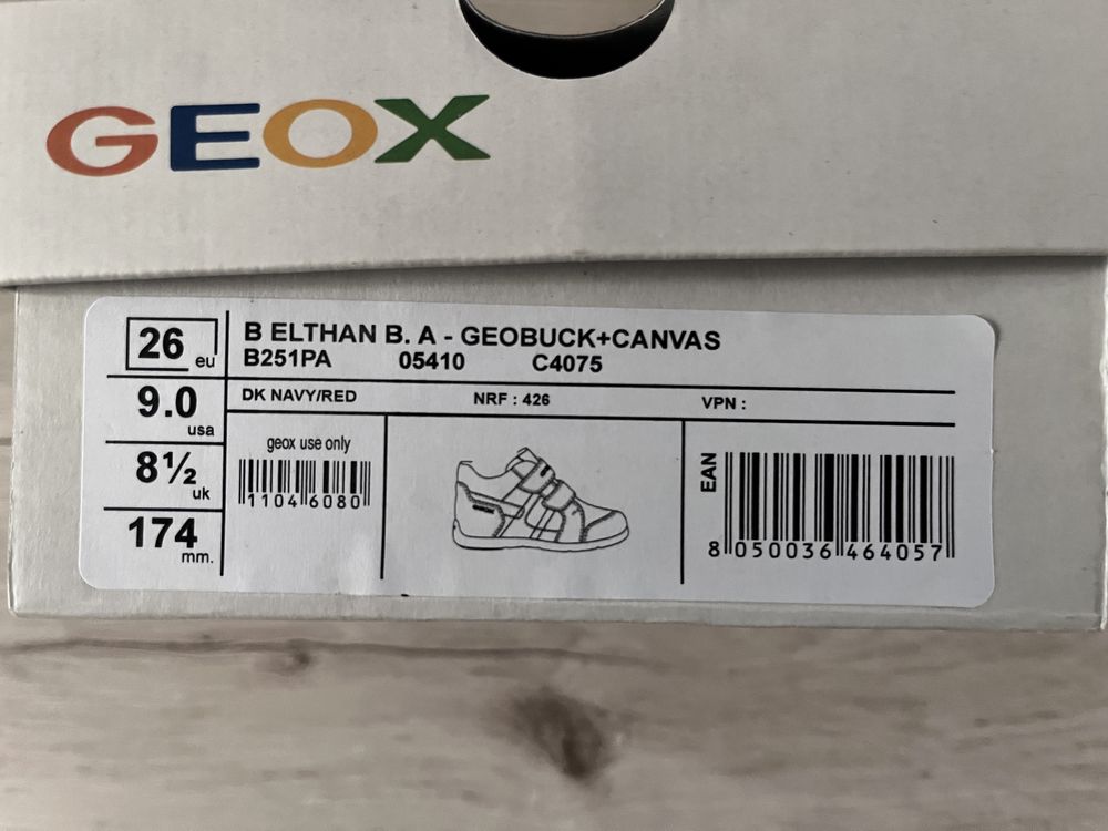 Buty trzewiki Geox Elthan r.26 NOWE