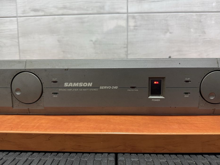 Koncowka mocy studyjna Samson Servo 240 2x120w okazja najtaniej sprawn