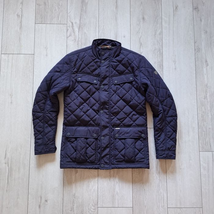 Jean Paul s.enzo pikowana kurtka męska S M granatowa przejściowa