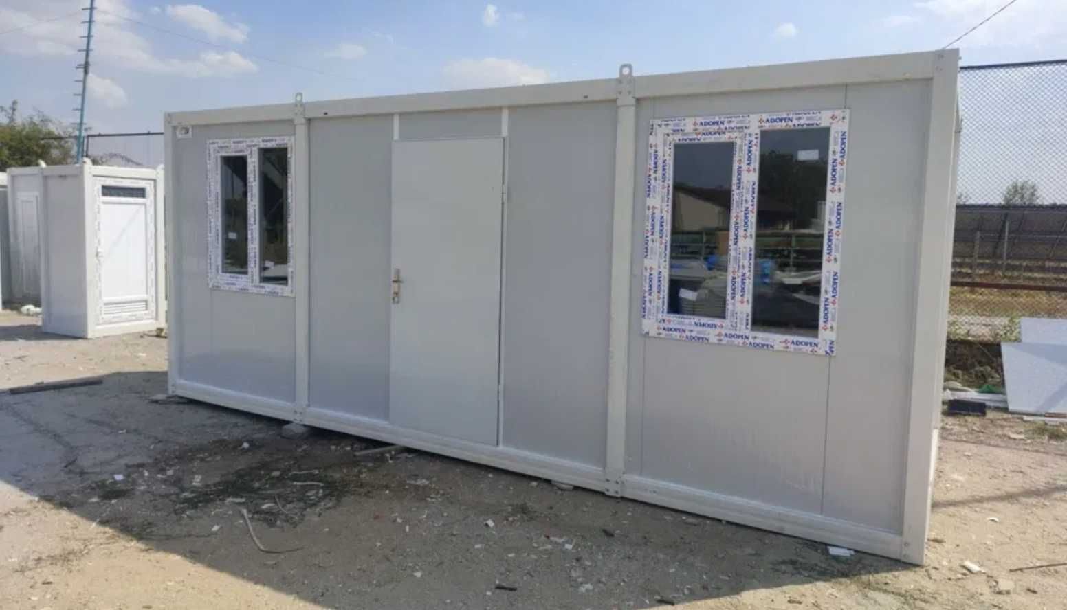 Kontener pawilon biurowy handlowy gastronomiczny stacjonarny 6x2,4 m