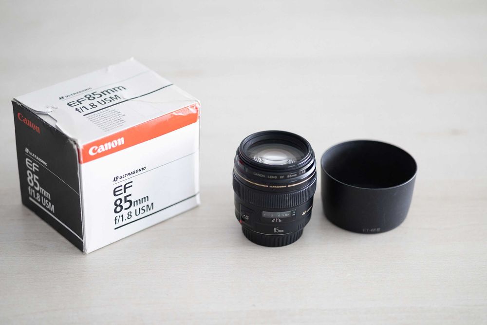 Objetiva Canon EF 85mm f1.8