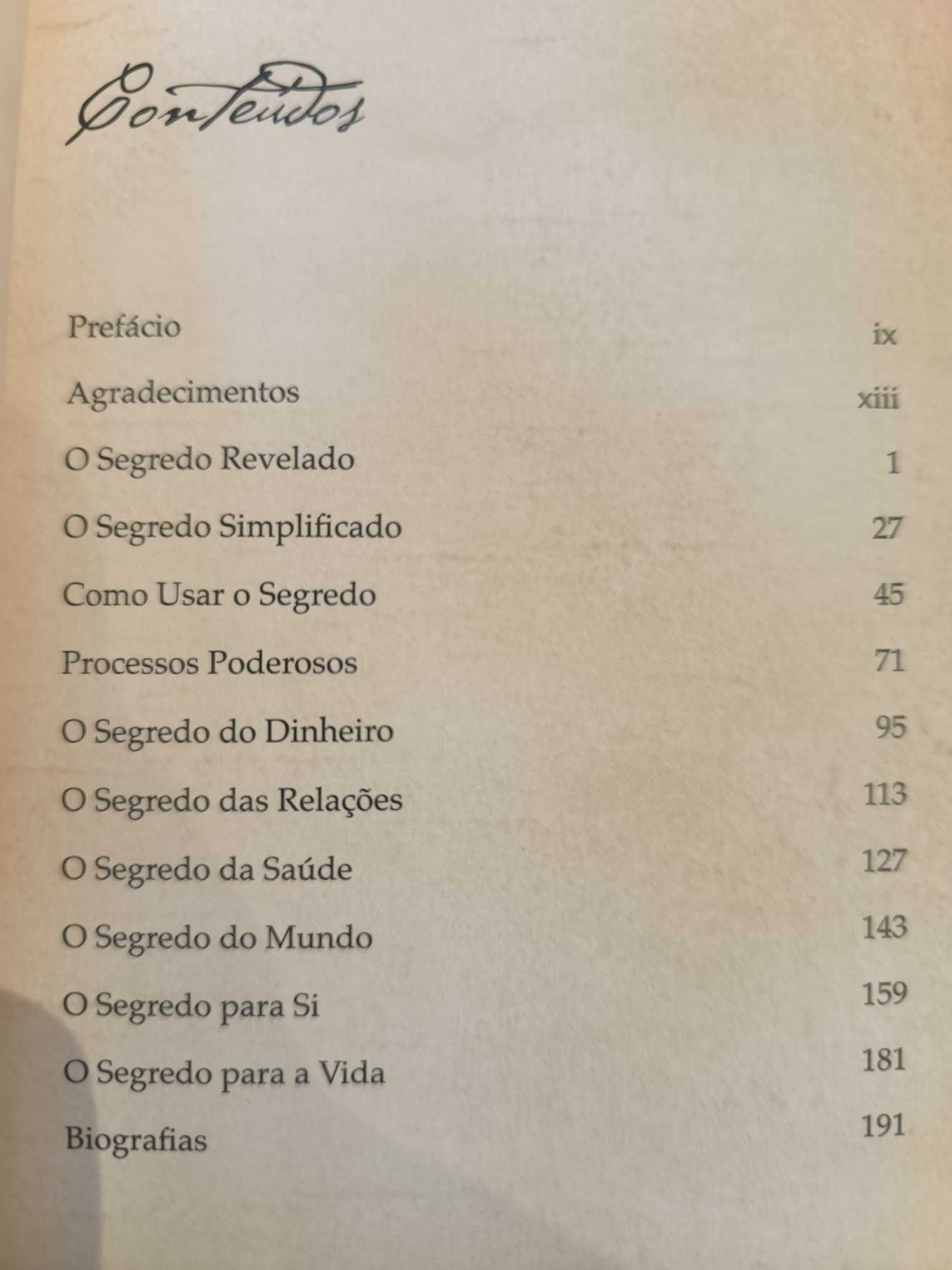 Livro "The Secret - O Segredo" de Rhonda Byrne