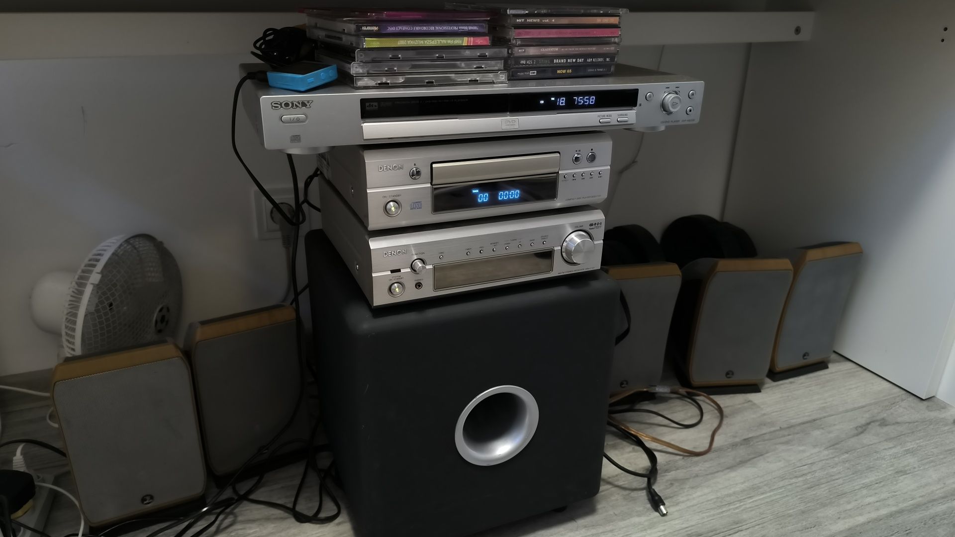 Zestaw kina domowego Demon DCD-F101 plus DRA- F101 JmLab Focal zestaw