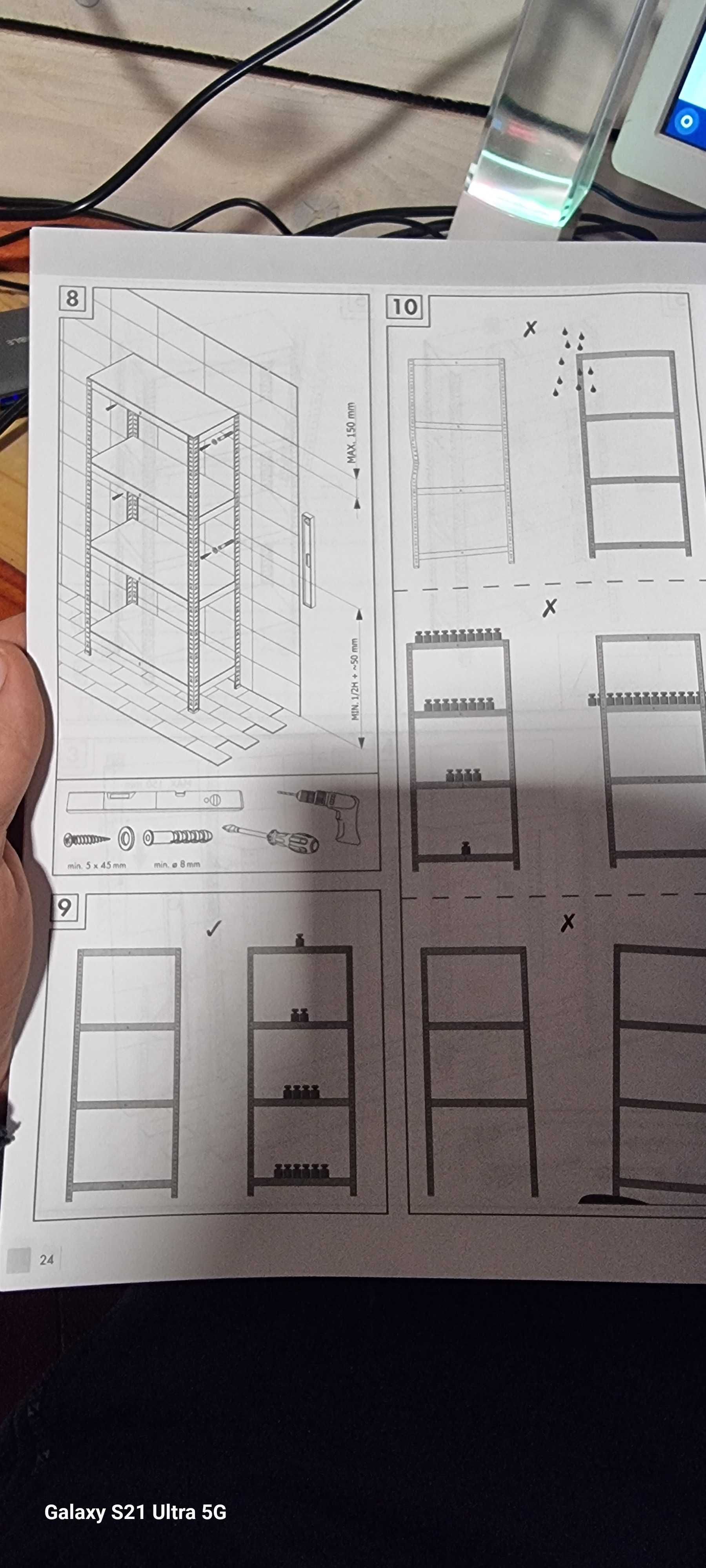 Побутова полиця стелаж поличковий 75×150×30 см Parkside Читайте опис