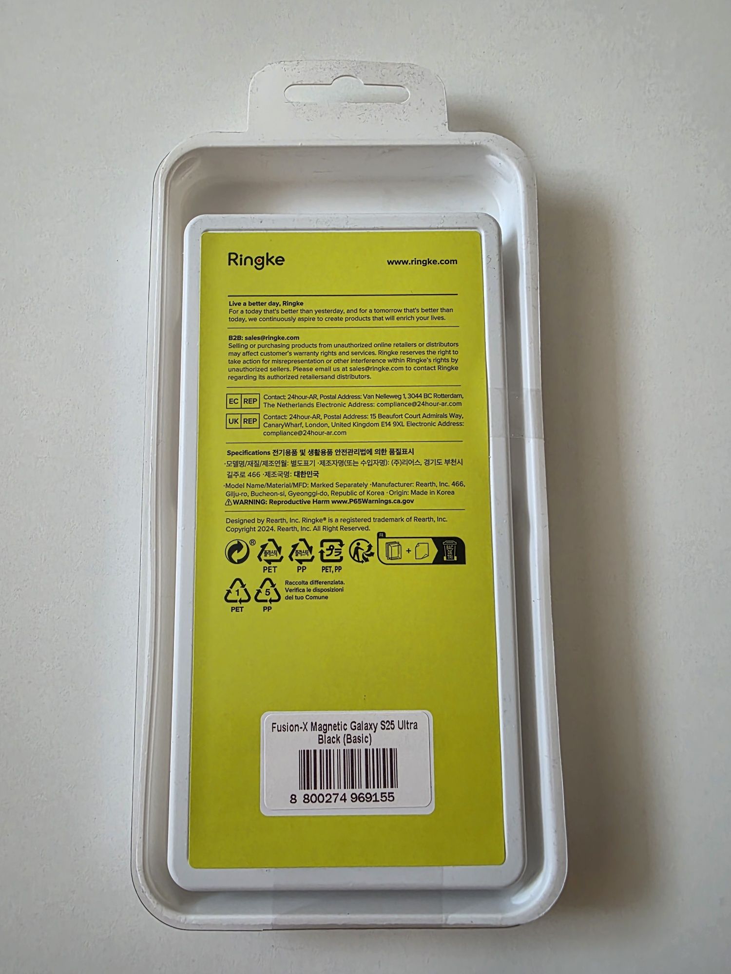 Etui case Ringke do Samsung Galaxy S25 Ultra do MagSafe, wytrzymałe
