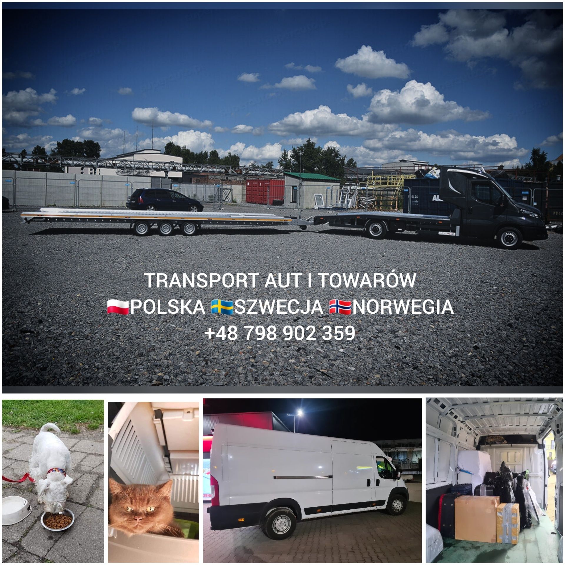Transport Paczki, Przeprowadzki Transport Aut Polska Szwecja Norwegia