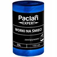 Worki na śmieci Paclan 35L-150szt. - 80 rolek