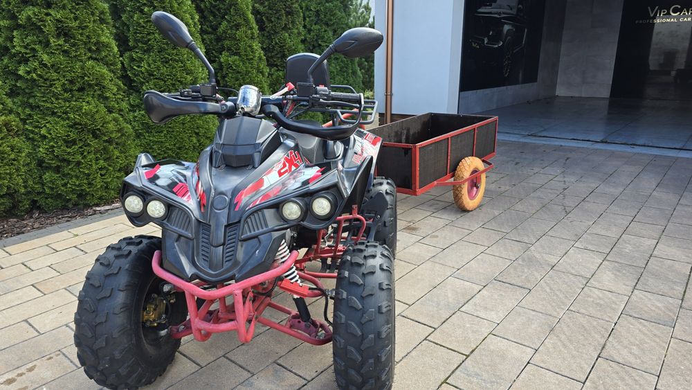 Quad 125 z przyczepką