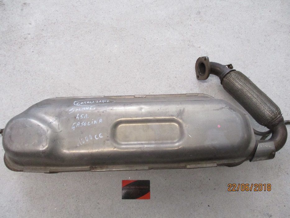 escape, catalitico smart fortwo 451 gasolina
