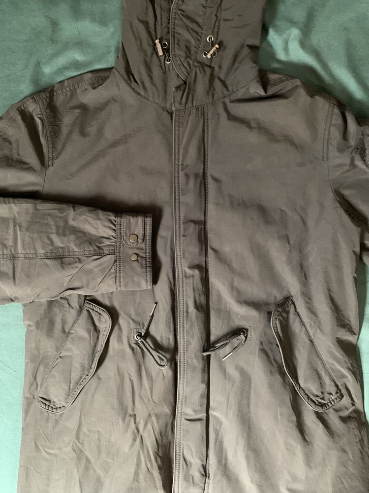 Parka preta Zara M