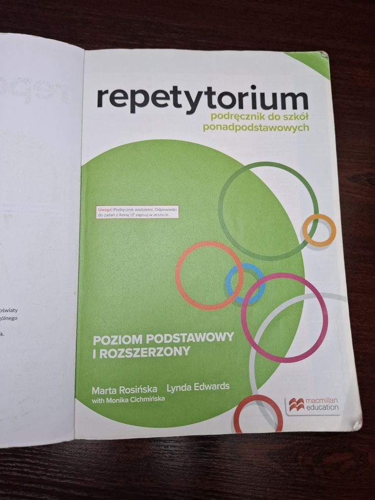 Repetytorium język angielski.