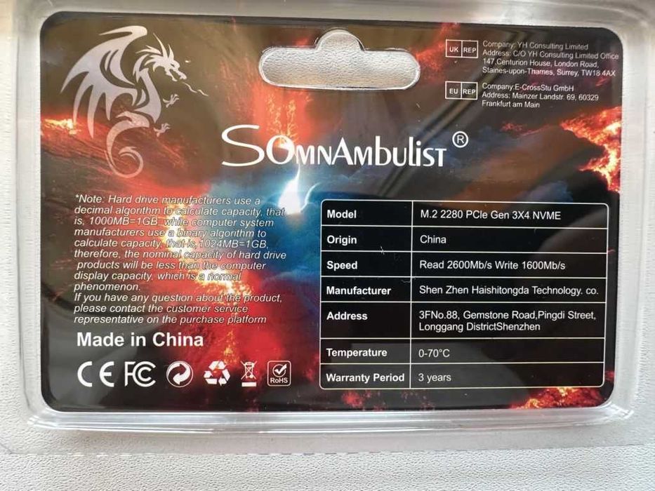 SSD накопичувач M2 NVME 256GB нові!