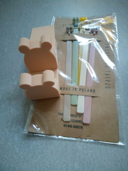 2 x kiln do drzwi miś plus 5 x opaska zaciskowe