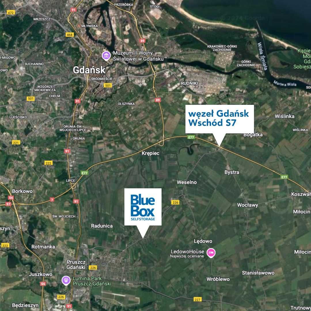 Magazyn 15/30m2 Gdańsk / self-storage / Kontener Samoobsługowy