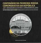 Centenário da República - - - 2,50 € - 2014 - - - -Moeda de Ouro+Prata