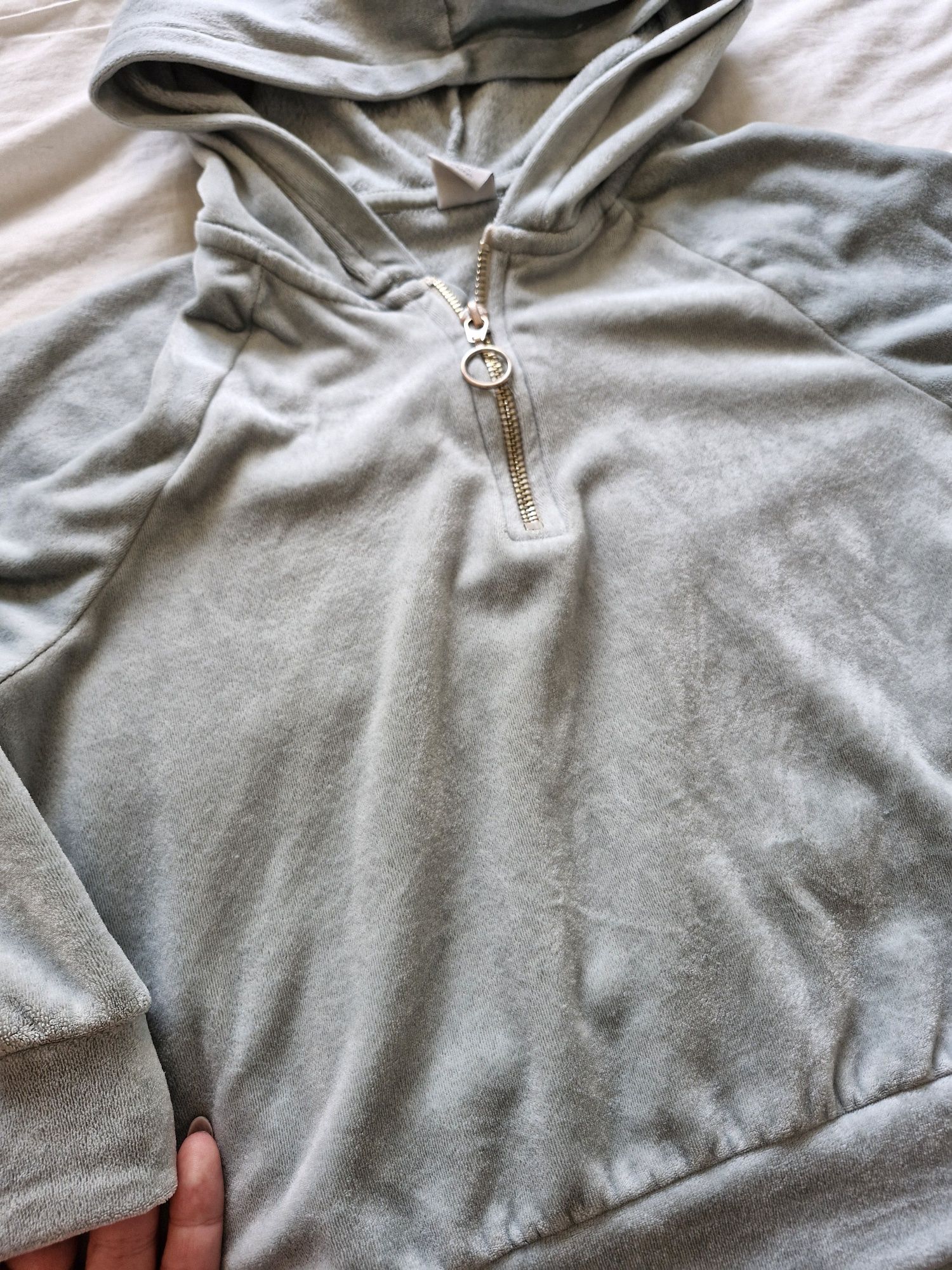 Bluza welurowa Lindex, r 128