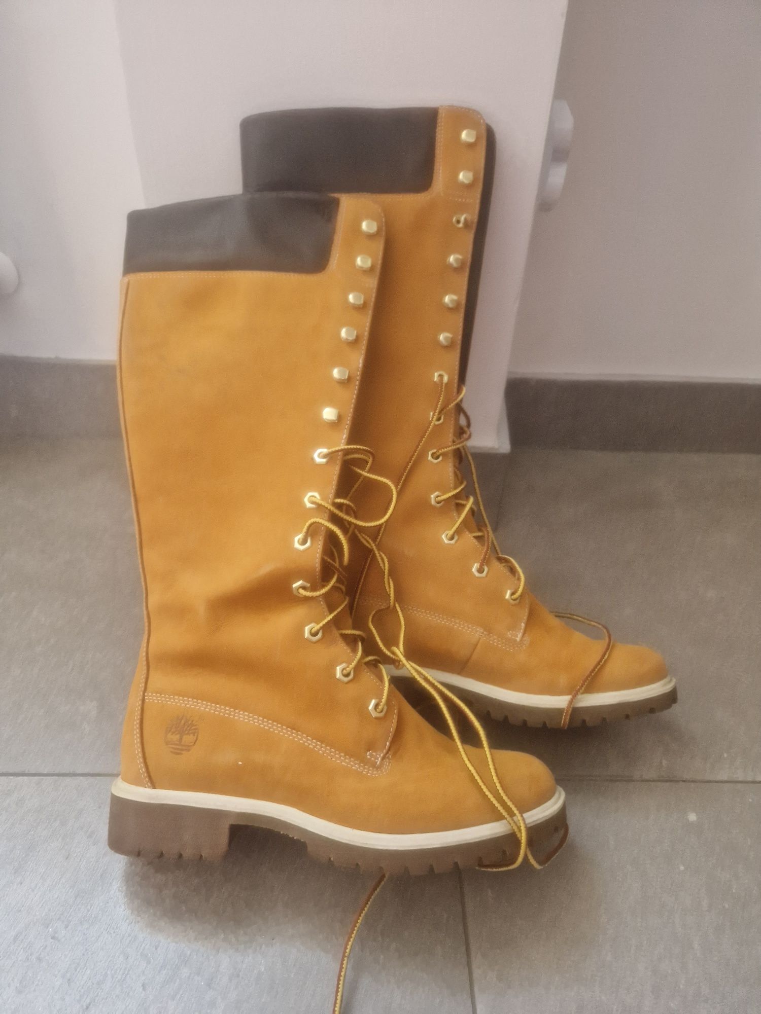 Buty Timberland skóra zamsz