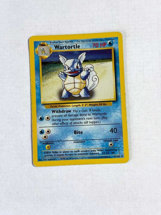 Carta Pokémon Original TCG - Wartortle Base Set