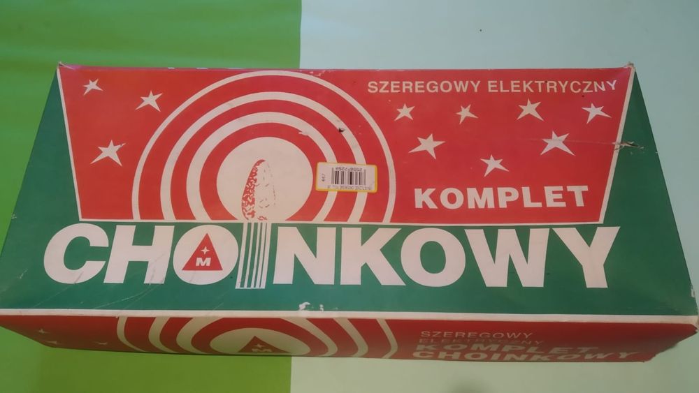 Lampki choinowe latarenki  z PRL-u