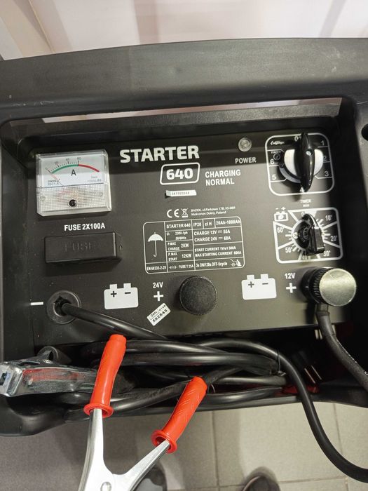 Prostownik IDEAL Starter 640 230V 12-24V EM-AUDIO Tomaszów lubelski