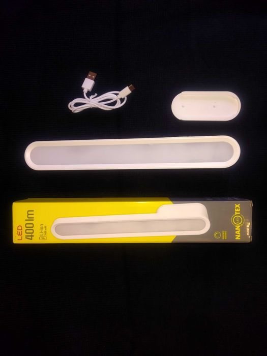 Лампа LED NANOTEX 300-400Lm Li-Ion 1200-2400mAh.