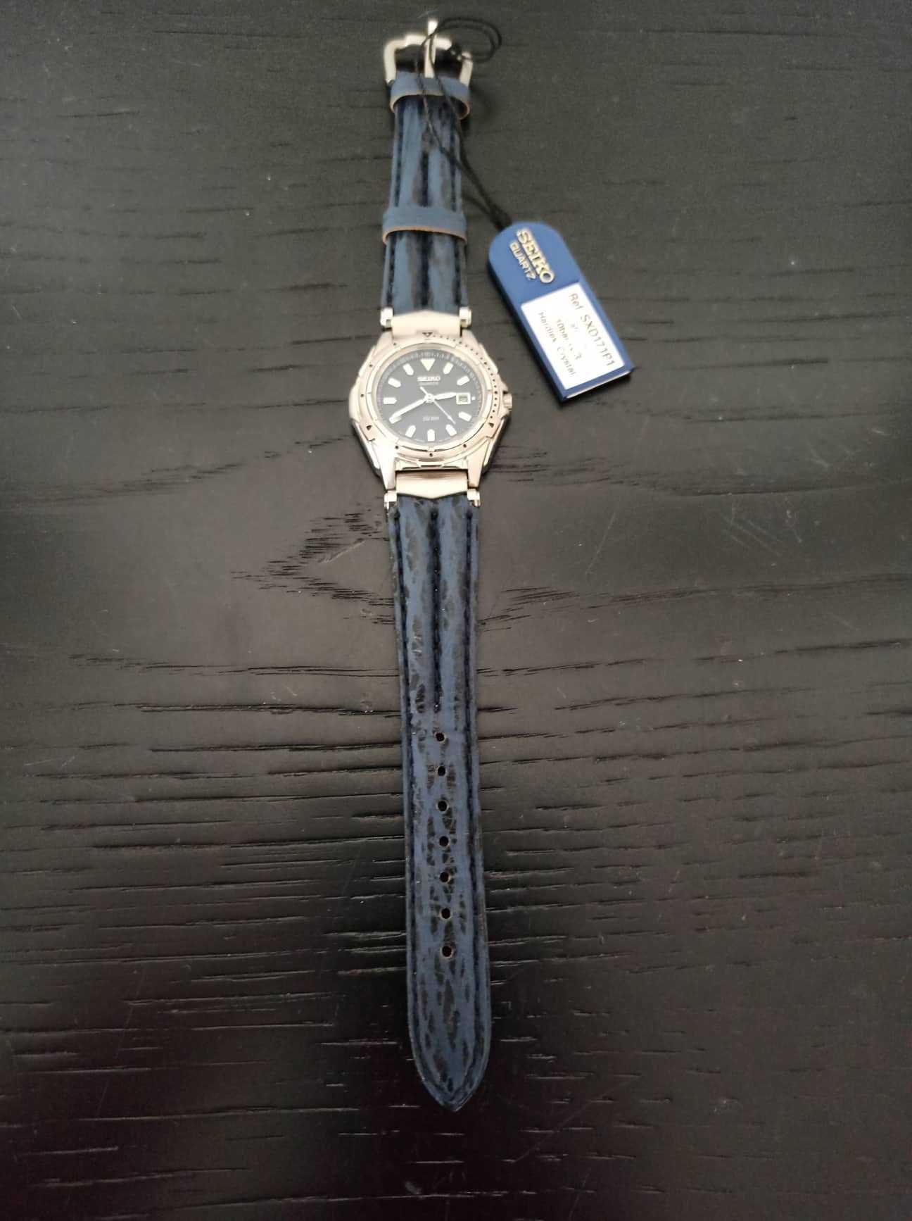 Relógio de Pulso (Seiko SQ100 SXD171P1, Novo e Original)
