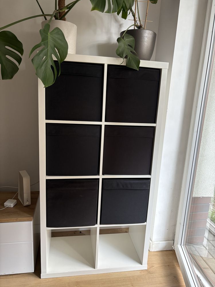 REZERWACJA Regał Ikea Kallax z wkladami