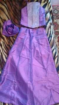 платье выпускное (корсет, юбка, накидка) 250