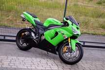 Kawasaki Ninja 636c ZX-6R ZX6R - LimeGreen ** Niemcy ** Dodatki- Tlumik - Zobacz !