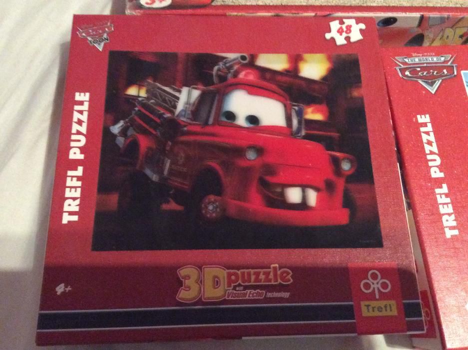 Puzzle firmy Trefl - THE CARS - 3xkomplet ZYGZAC Mc Quen