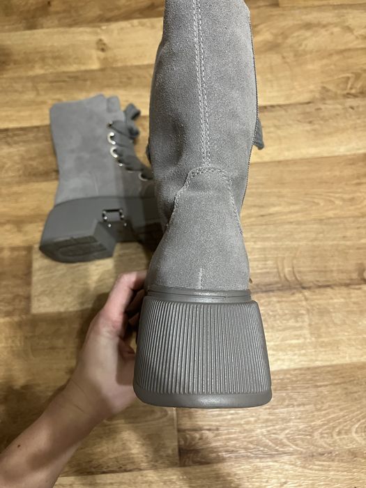 Жіночі теплі черевики замш Vitto Rossi