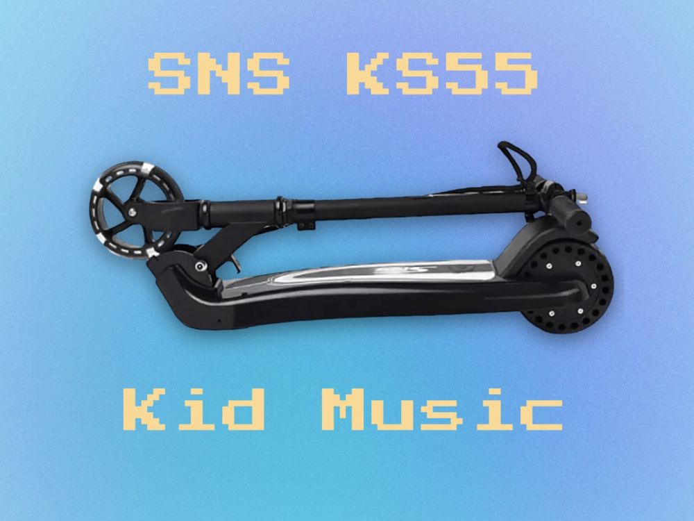 Дитячий електросамокат SNS KS55 Kid Music