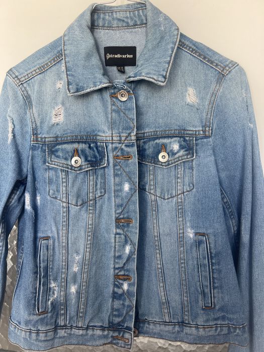 Blusao de ganga Stradivarius