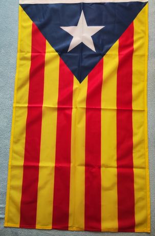 Flaga Katalonia Hiszpania Nowa 100x60 cm