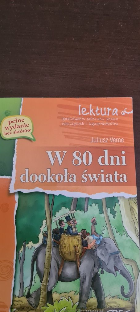 W 80 dni do okola świata  Juliusz  Verne  lektura z opracowaniem.