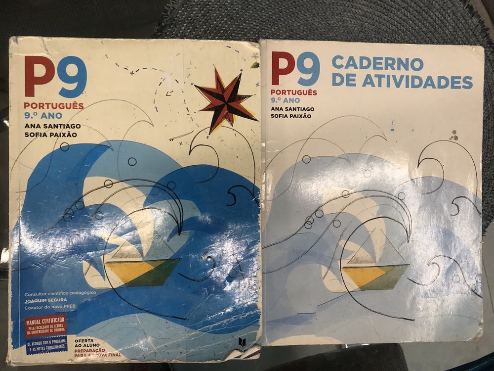 Manual e Caderno Actividades P9 Português 9.º Ano