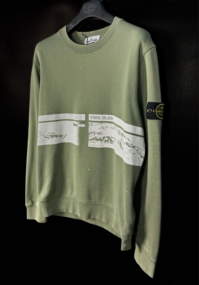 stone island drone three crewneck sweatshirt оригинал