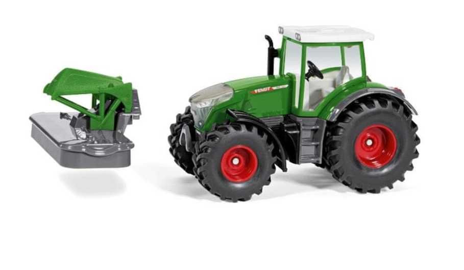 SIKU 2000 TRAKTOR FENDT 942 VARIO z kosiarką czołową 1:50