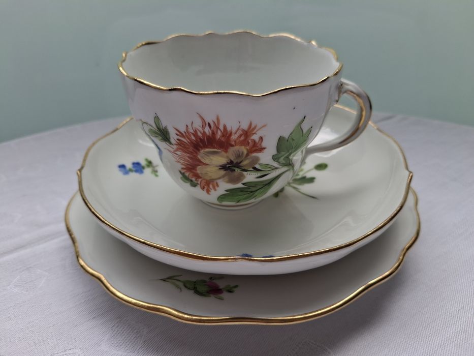 Тріо і тарілки Meissen