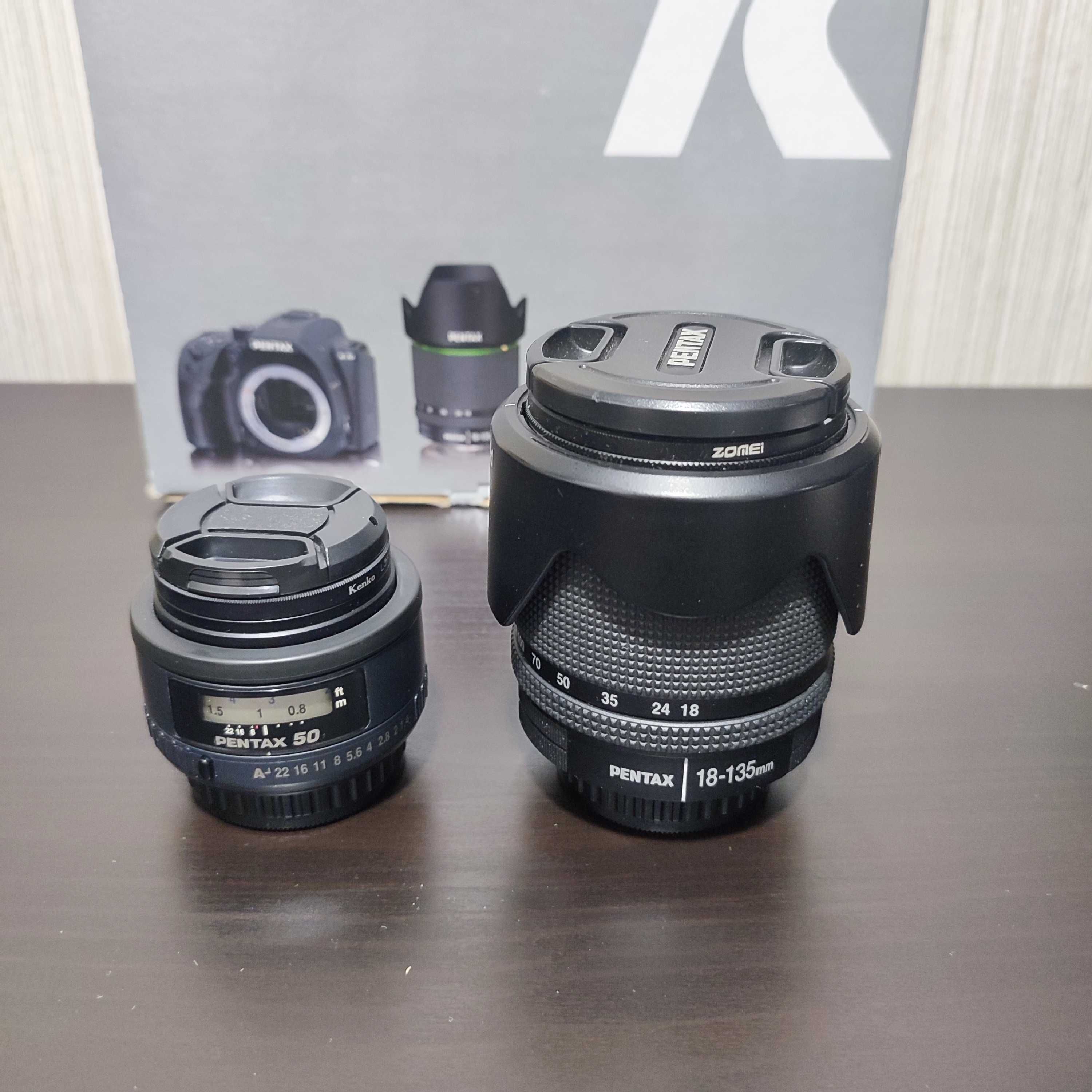 Фотоапарат Pentax K-70 Kit + фікс об'єктив + штатив + сумка, комплект
