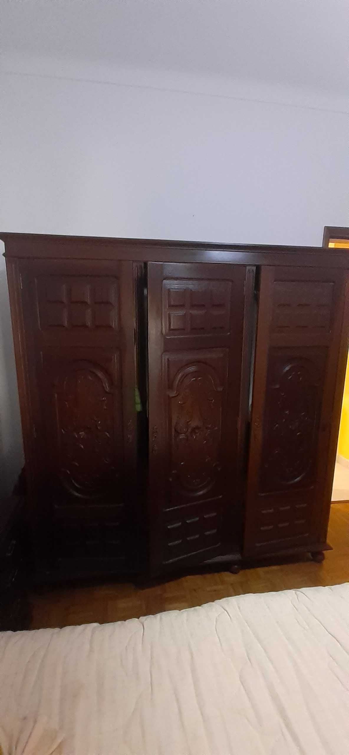 Conjunto Quarto, Cama + cabeceira + camiseiro + roupeiro