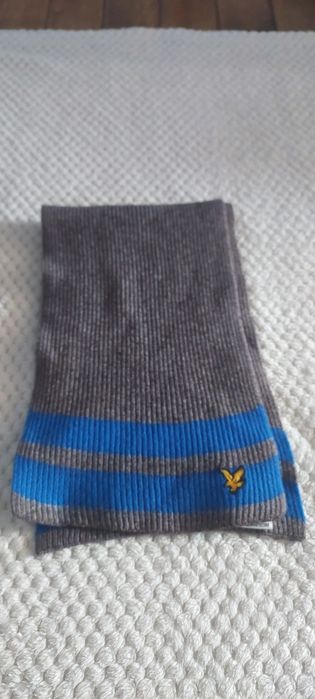 Wełniany szal vintage lyle &Scott