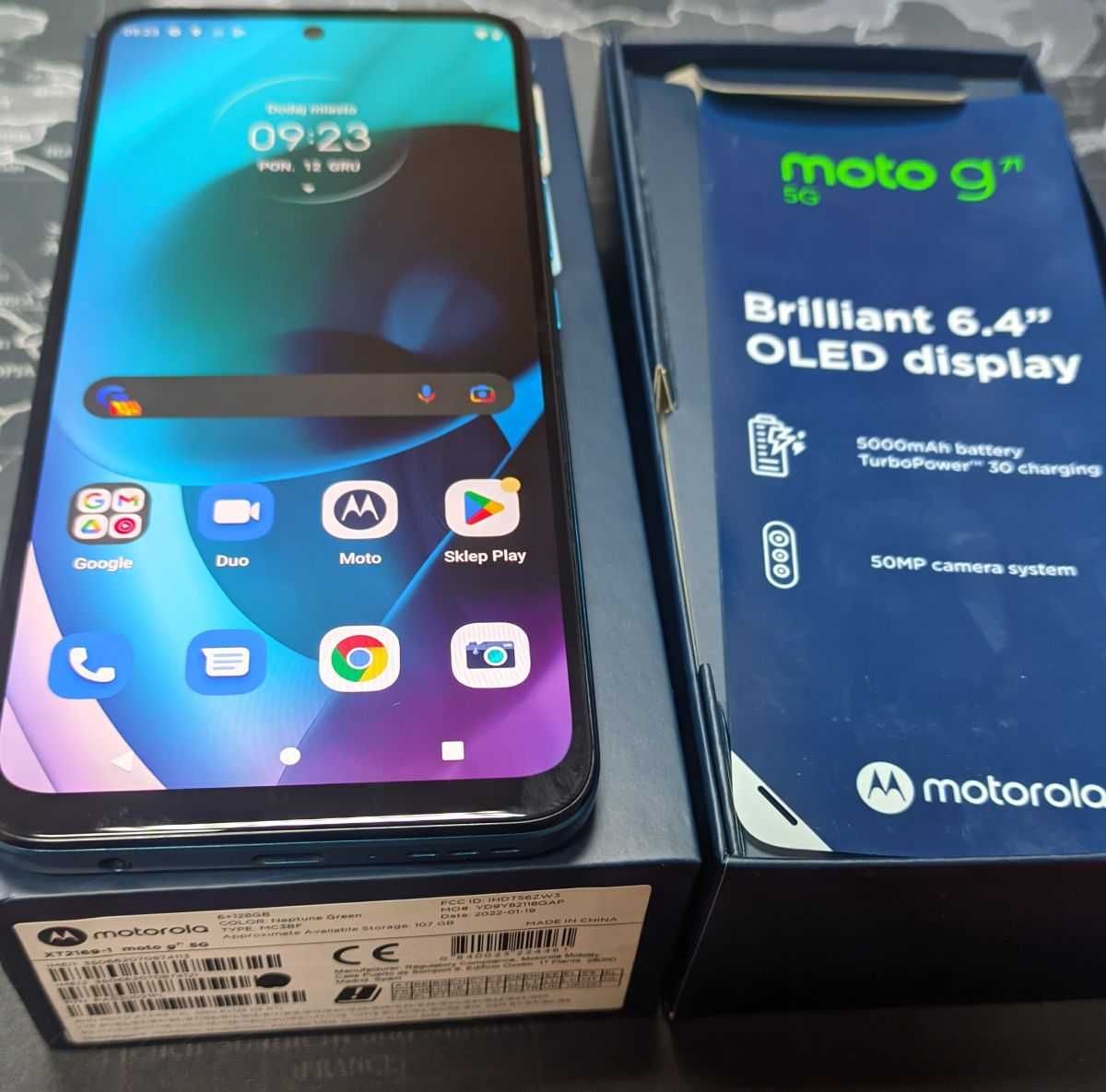 Motorola G71 6GB 128GB Neptune Green - Idealna