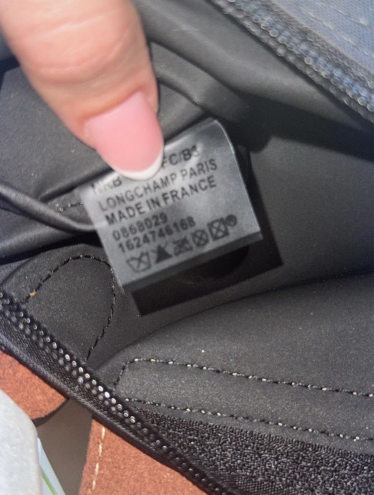 Mini Longchamp Le Pliage XS preta