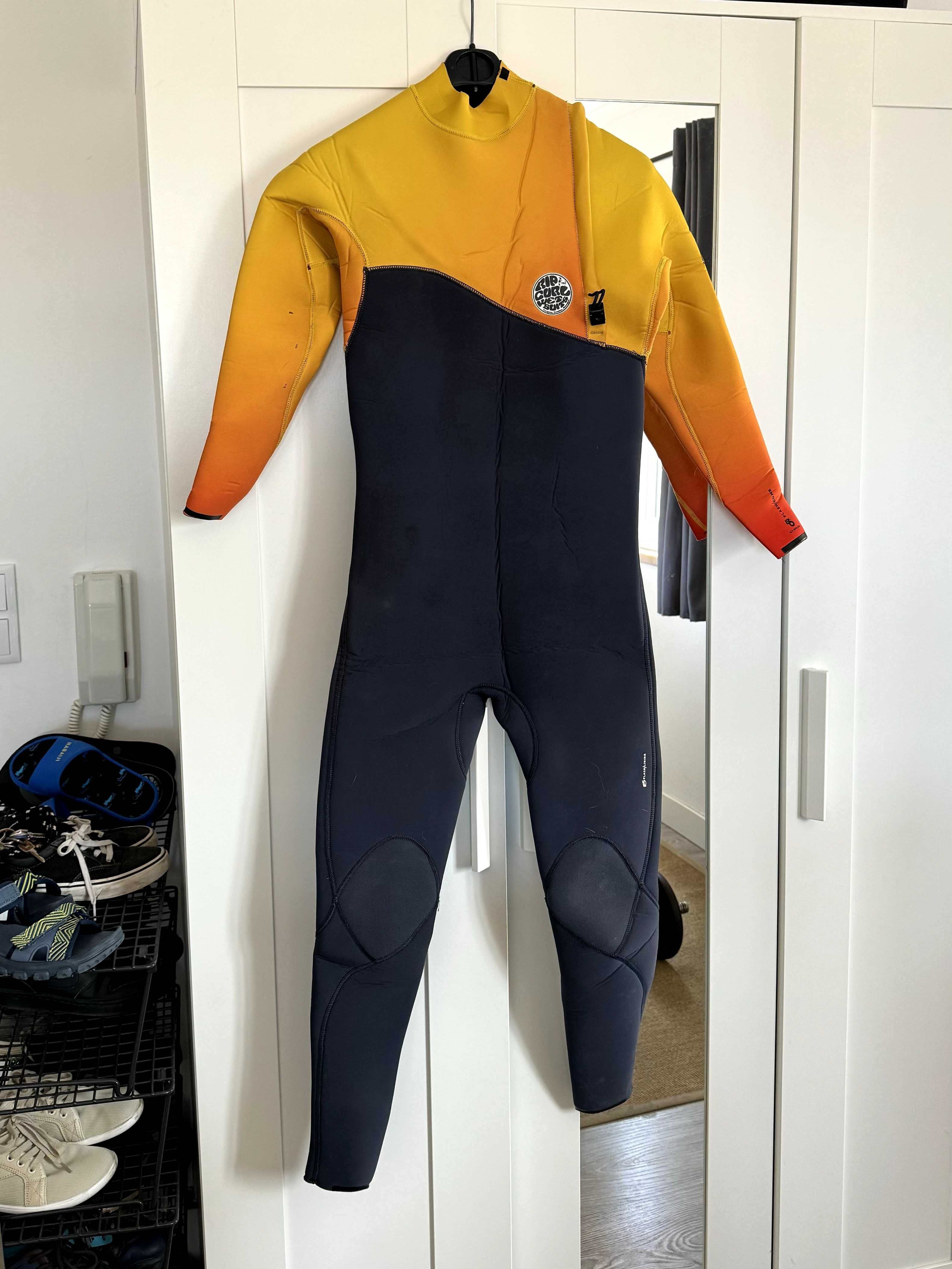 RIP CURL wetsuit Flashbomb 5/3MM ZIP FREE